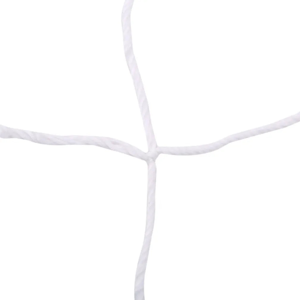 White football mesh net for foot basket row sports and table tennis, available in five sizes, 0.5 cm rope diameter