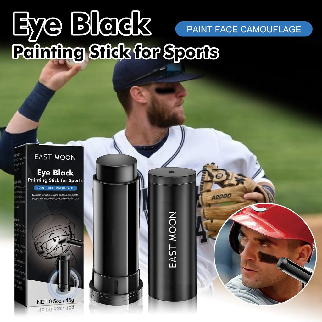 15g sports eye black paint stick for baseball athletes with compact packaging