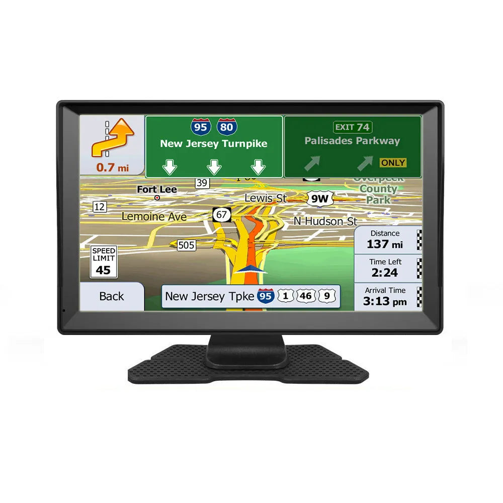 9 inch universal portable GPS navigator with 800x480 screen, ABS body, voice navigation and FM