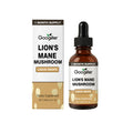 30ml bottle of Lion's Mane Mushroom Liquid Drops with dropper on white background