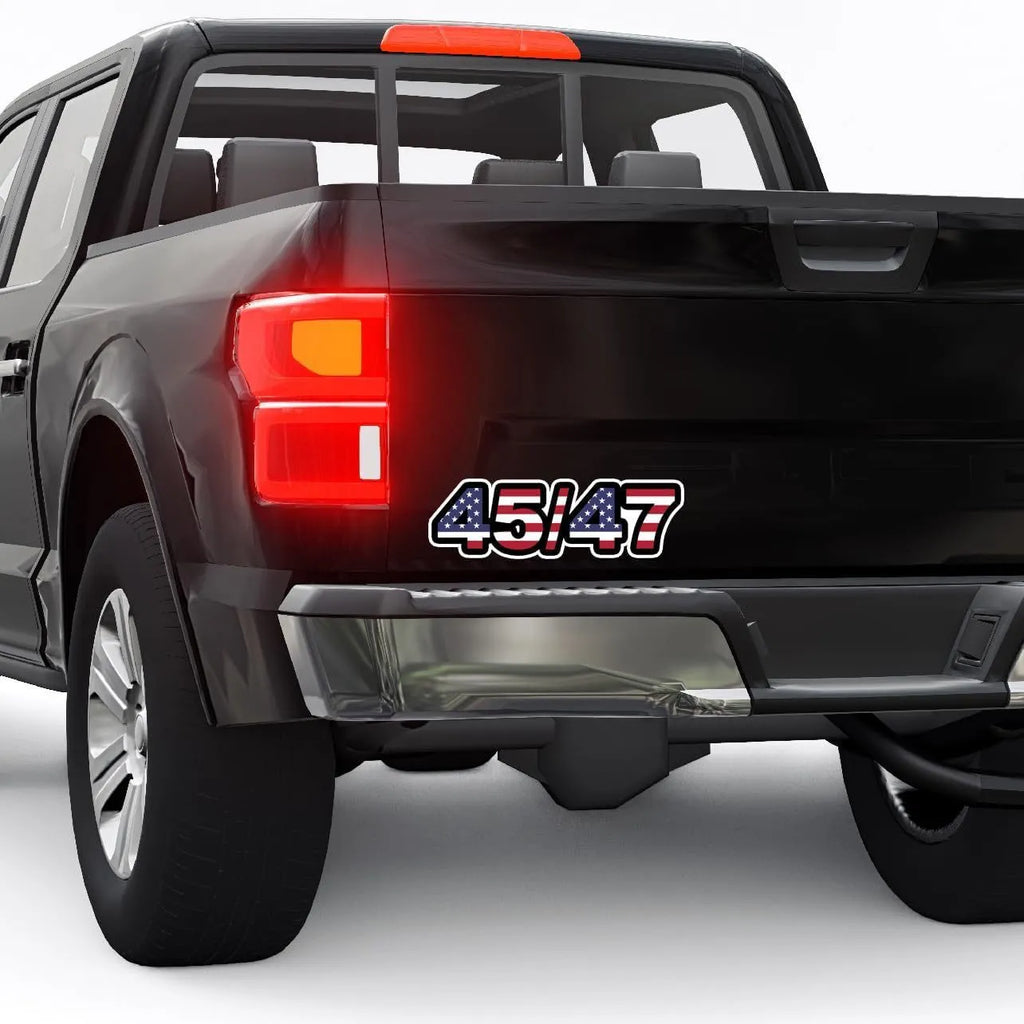 Creative portable car window vinyl sticker measuring 5 by 1.6 inches in style 01