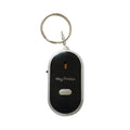 Oval-shaped plastic key finder pendant in multiple colours with remote control for anti-lost function.