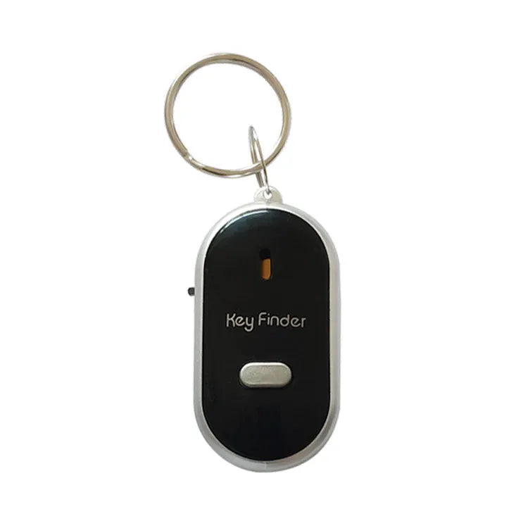 Oval-shaped plastic key finder pendant in multiple colours with remote control for anti-lost function.