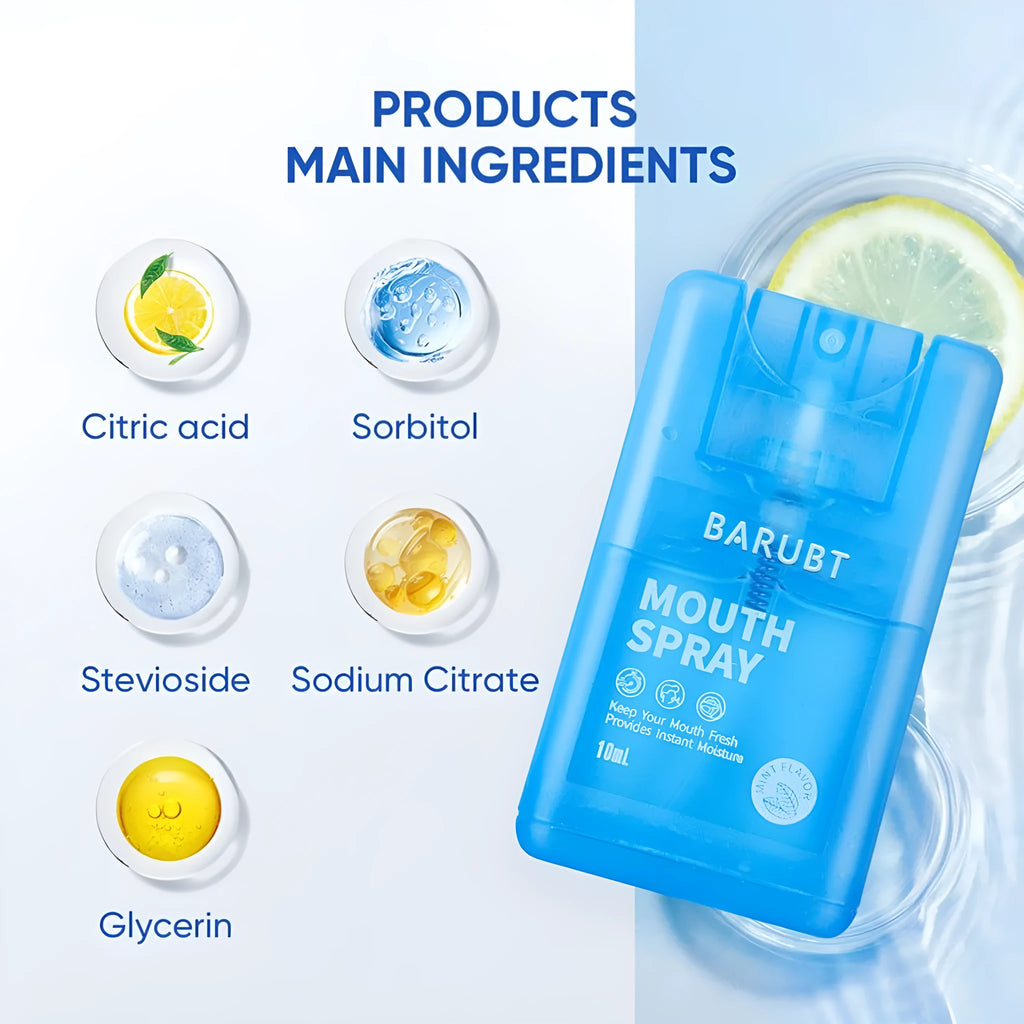 Portable oral spray bottle for men and women, single oral spray for dating and fresh breath