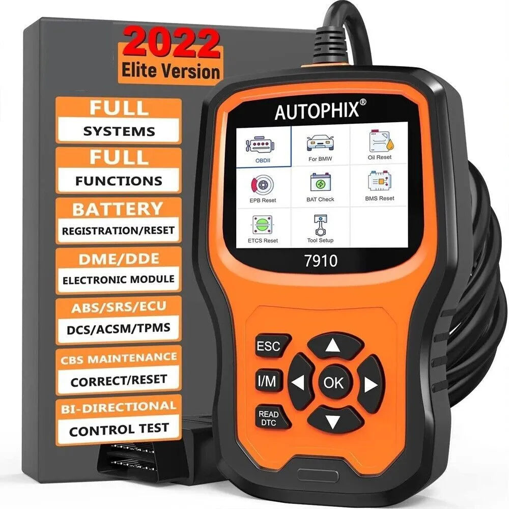Autophix 7910 handheld BMW and universal OBD2 car diagnostic scanner tool