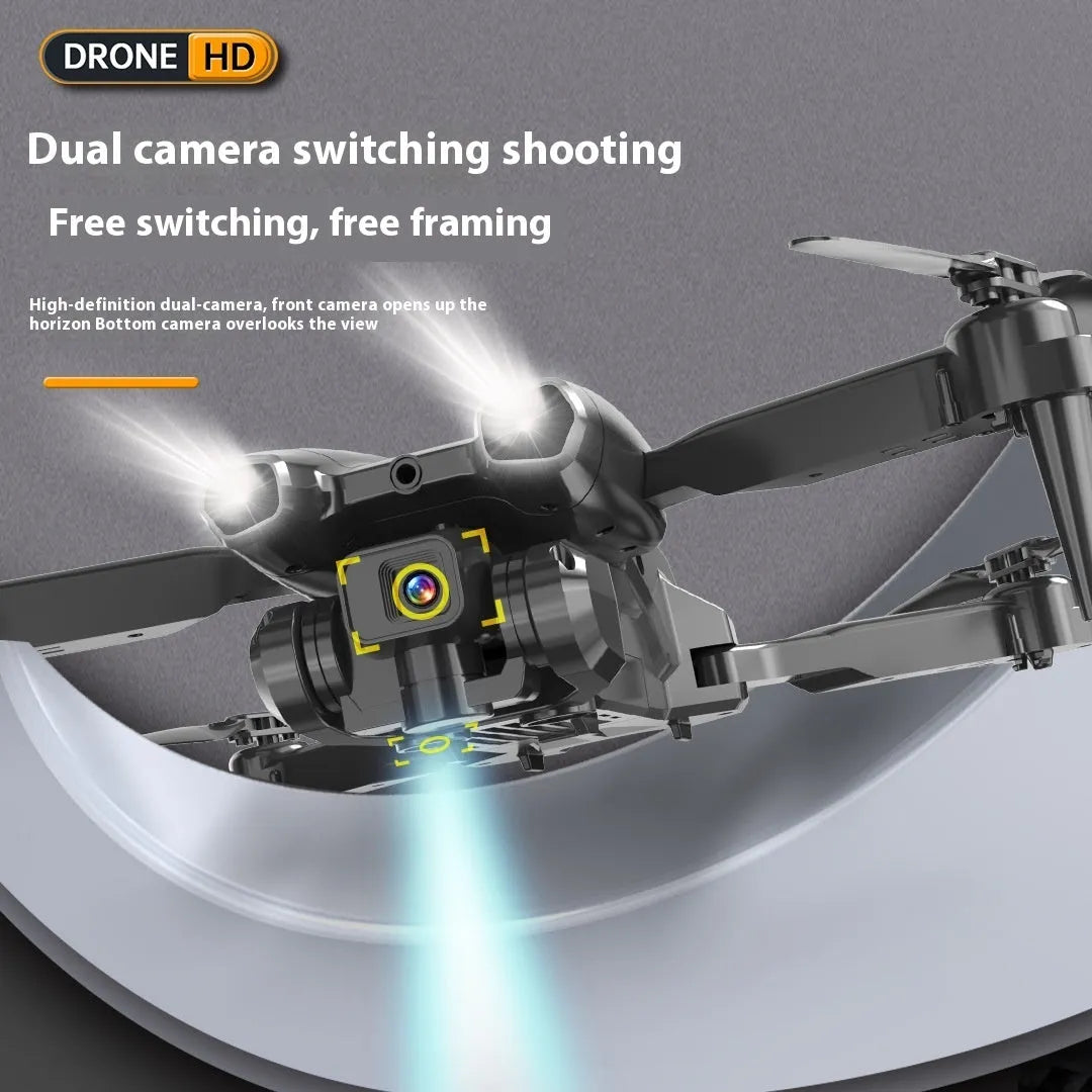 S138 folding UAV drone with obstacle avoidance and aerial photography camera in black carbon fibre design