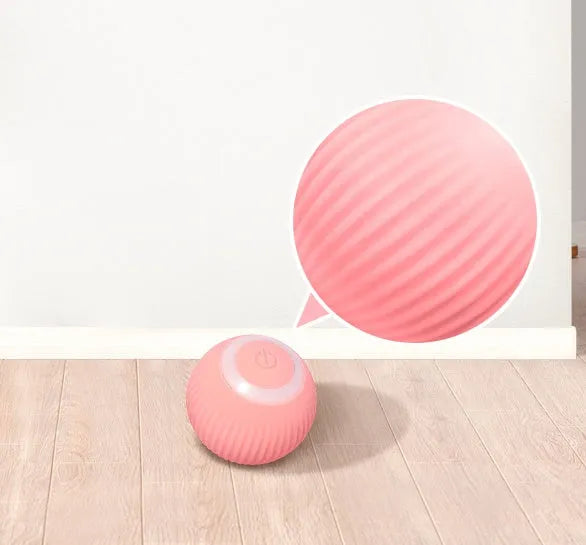 Cat Gravity 43mm intelligent rolling ball toy in plastic with bionic motion and obstacle avoidance