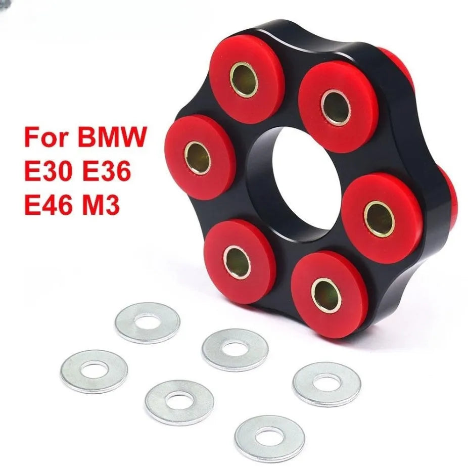 Red polyurethane and aluminium drive shaft connecting plate bracket for BMW E46 E36 E30 M3