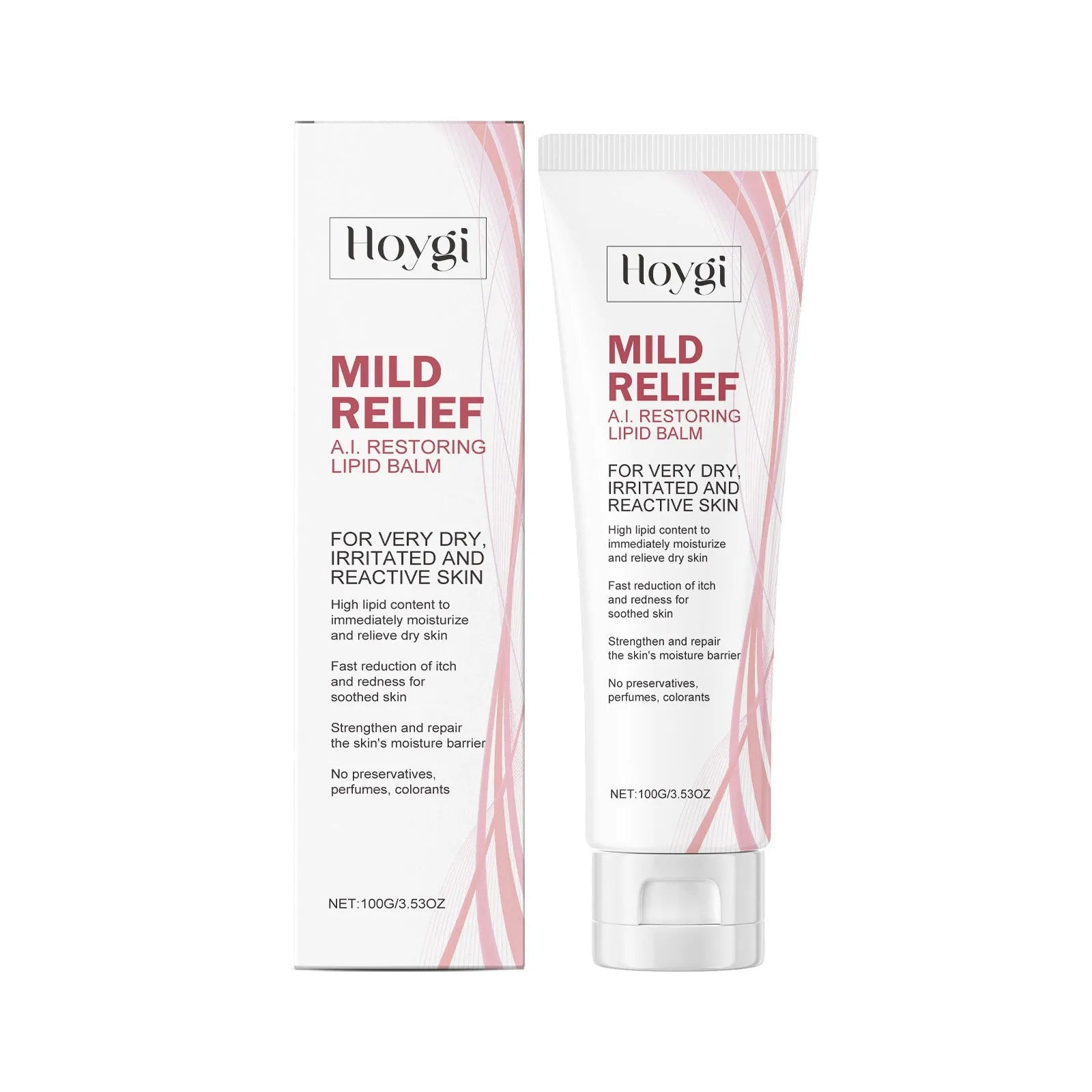 100g jar of translucent gel-cream moisturiser with a wet texture.