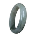 Natural Jinsi Jade Chinese style bangle bracelet on a plain background.