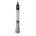 Portable electric foam maker with 304 stainless steel whisk in bright yellow, on kitchen surface