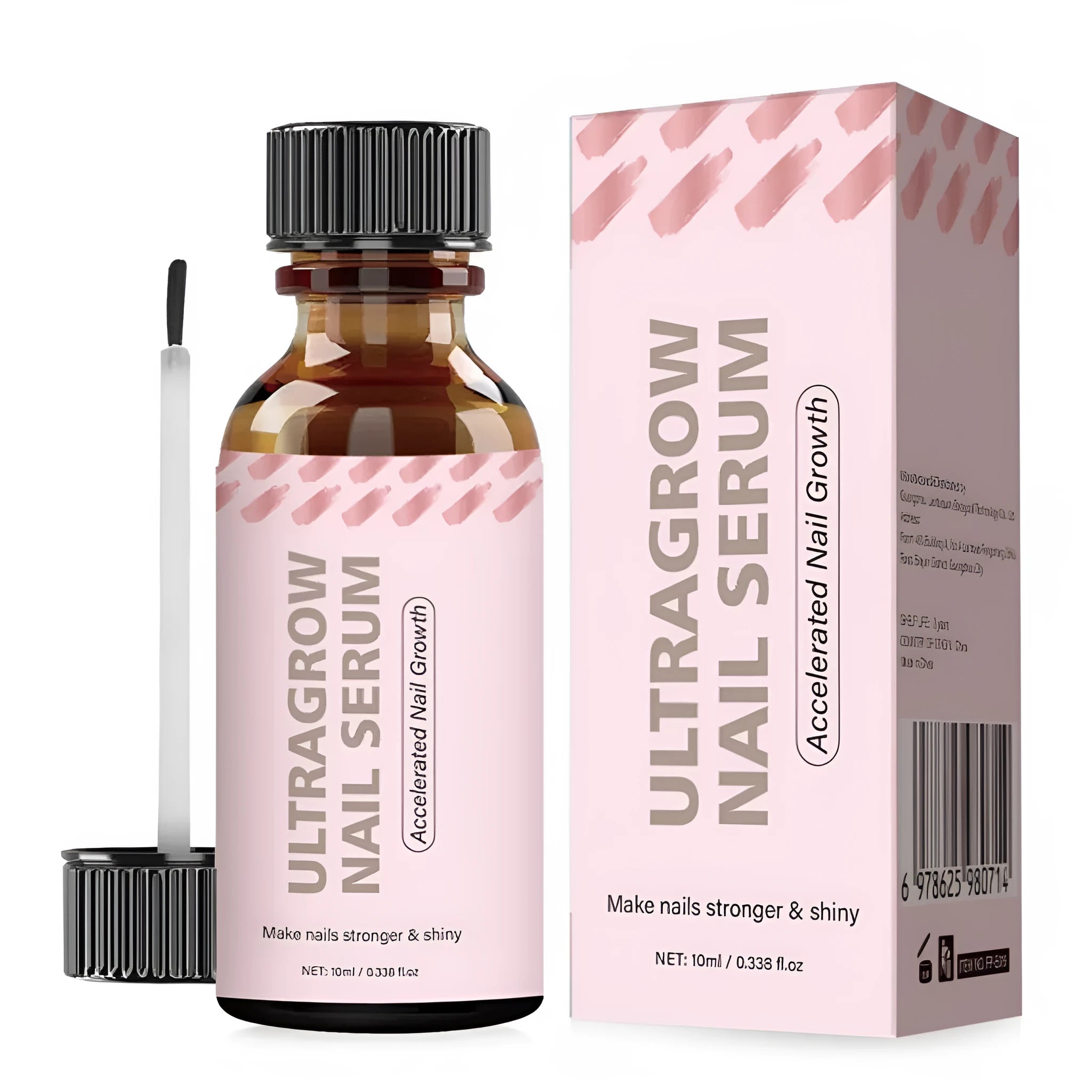 Super Growth Nail 10ml nail essence in neutral packaging with specification FP-E019 for nail care