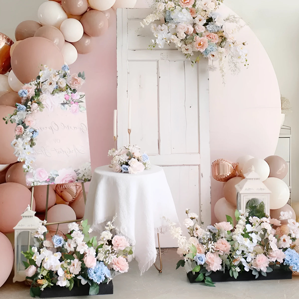 Artificial silk flower for wedding photo and ornamental decoration in A B C D Floral colour options