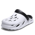 EVA lazy beach sandals in white, green, gray, or khaki, sizes 39-45, for indoor and outdoor use
