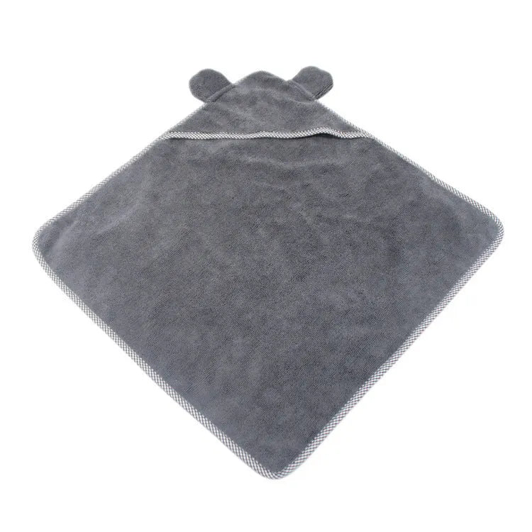 Grey and green ultra fine fibre pet towels for dogs and cats in three different sizes