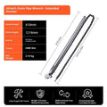 Multifunctional water pipe pliers wrench in aluminium heavy straight style with 95mm opening on 18-inch model