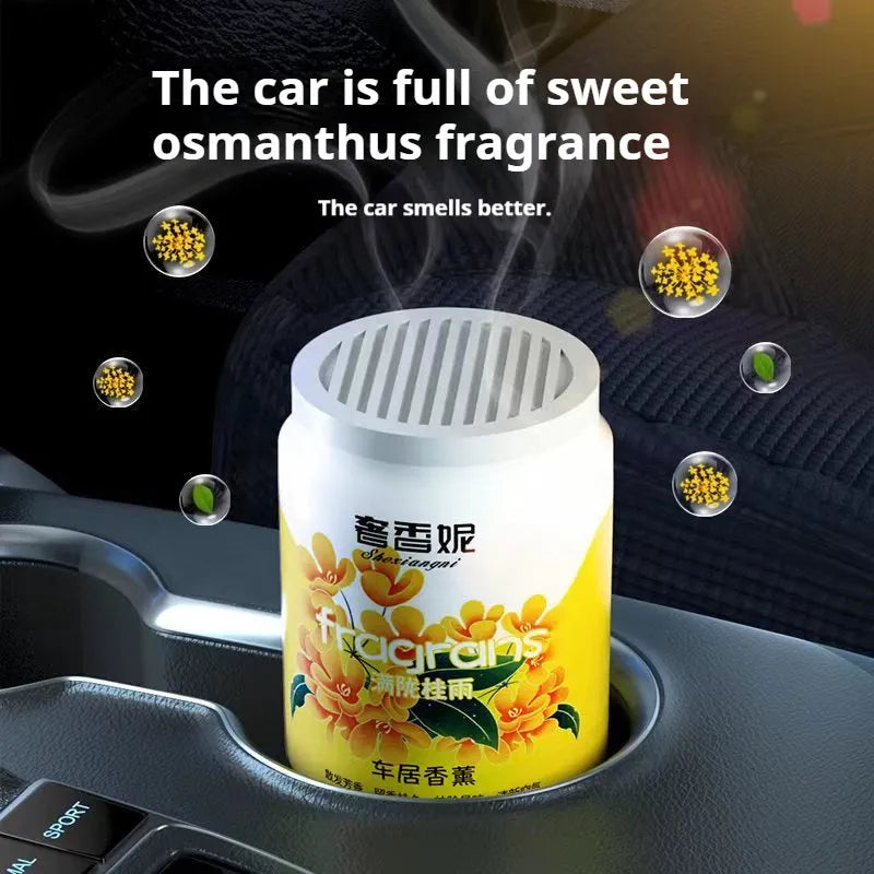 Coke can car aromatherapy solid deodorant 200g in a scented canister