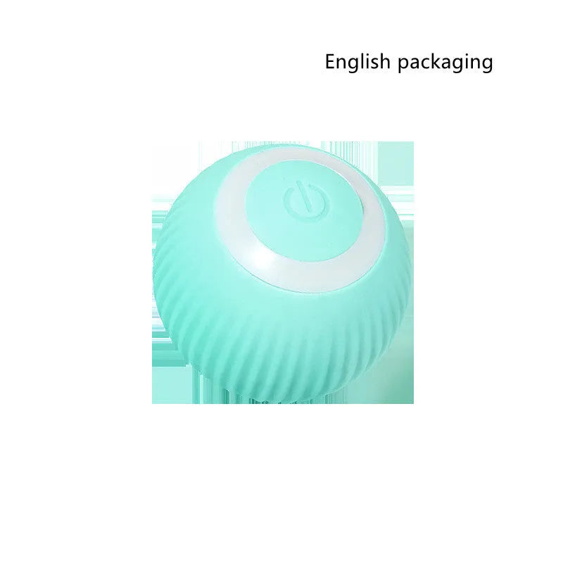 Cat Gravity 43mm intelligent rolling ball toy in plastic with bionic motion and obstacle avoidance