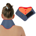 Red light hot compress neck mask for cervical vertebra physiotherapy pulses