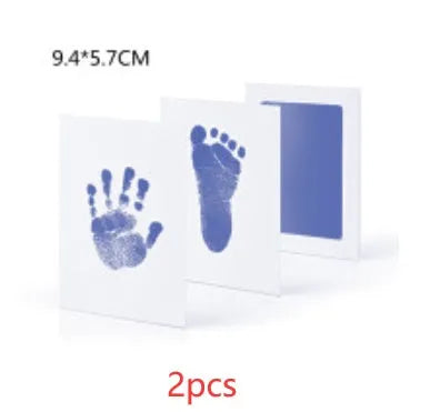 Baby hand and foot print disposable ink pad in multiple colours for keepsake crafting
