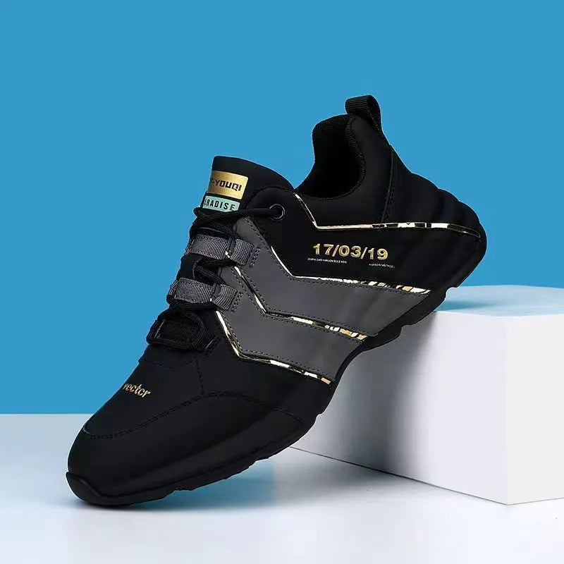 Teenagers' casual low-top sneakers with thick plastic sole and mesh lining in grey colour