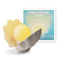 Shell pearl silicone pat-induction rechargeable night light, 140x145x160 mm, modern simple design