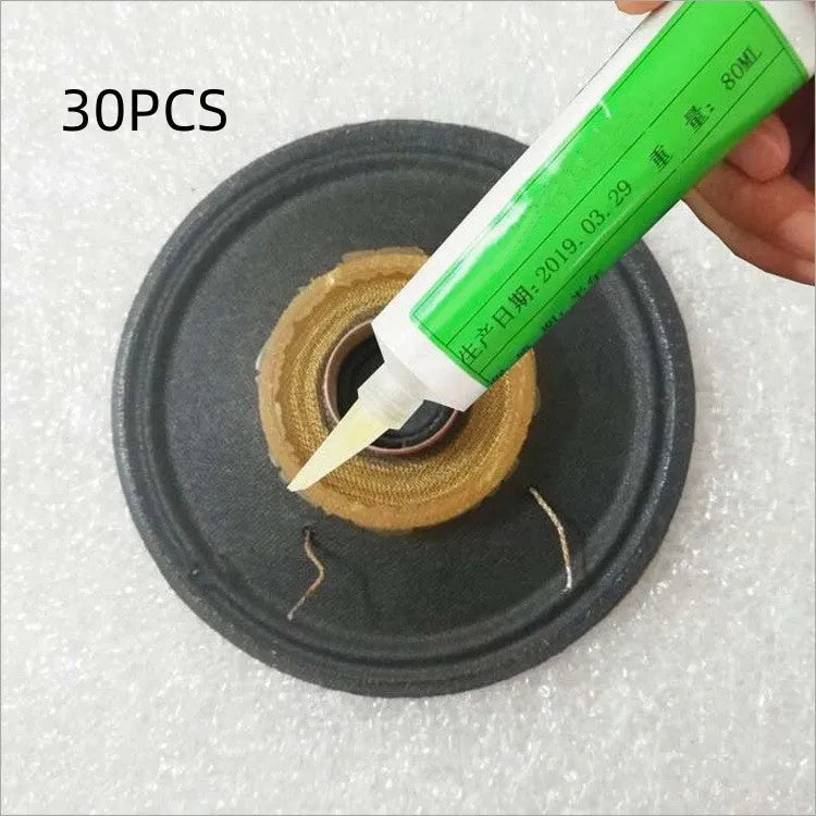 70ml green speaker repair glue, rubber-based liquid adhesive for horn repair, cold curing