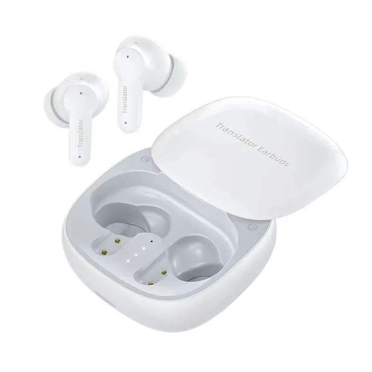 White M3 Smart Bluetooth Translation Headphones with 144 language support and 35dB noise reduction