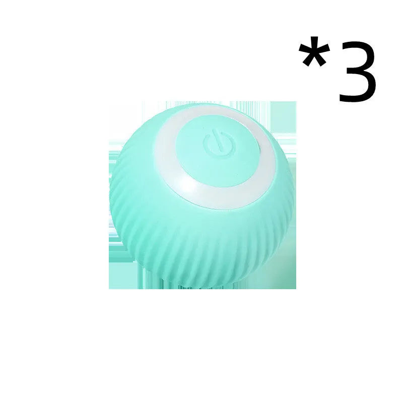 Cat Gravity 43mm intelligent rolling ball toy in plastic with bionic motion and obstacle avoidance