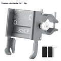 Aluminum alloy mobile phone holder mounted on bicycle handlebar in black colour option