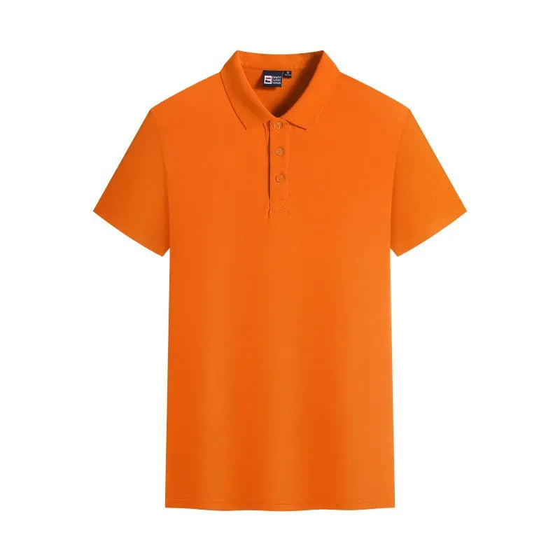 Combed cotton short sleeve t-shirt in solid colour with asymmetric design, available in ten colours for summer leisure.