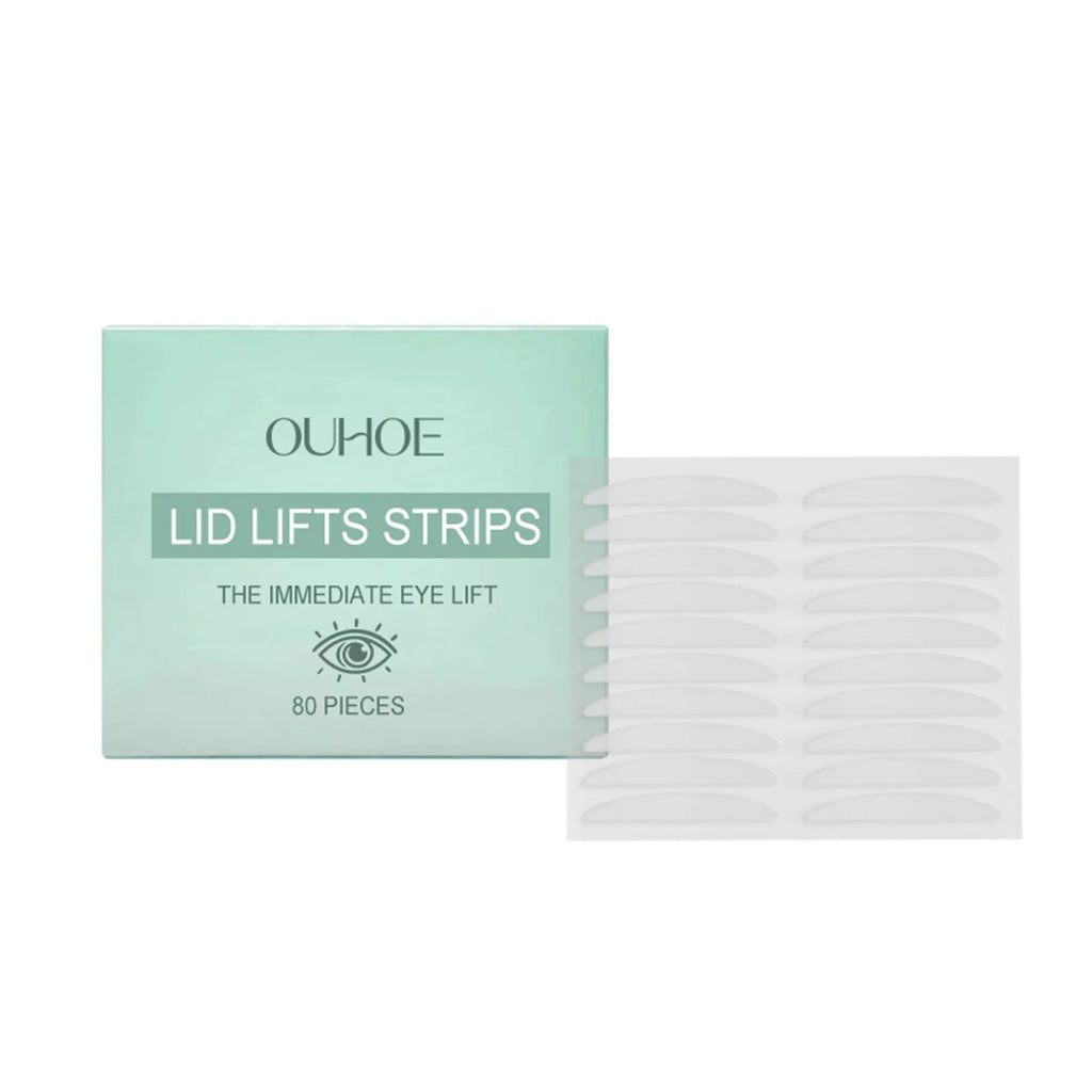 Meimu Tie eyelid stickers pack containing 80 pieces with hydrating ingredients