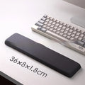 Square silica gel wrist rest mouse pad with non-slip cloth surface in blue colour