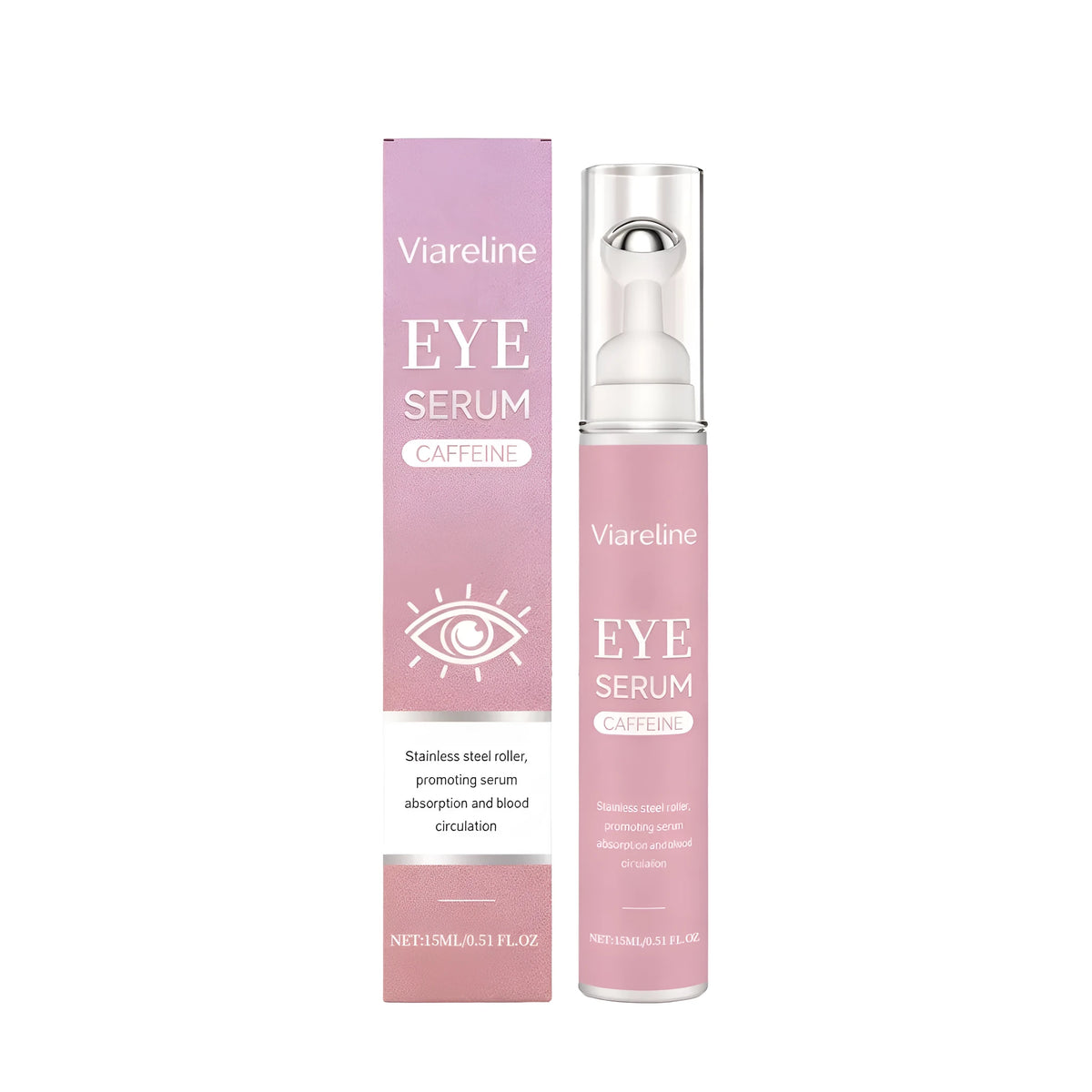 15ml caffeine eye essence roll-on with nicotinamide and acetyl hexapeptide-5