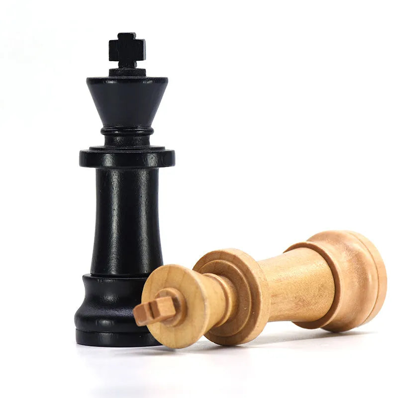 Wooden chess pen drive beige USB 2.0 memory stick with international chess model design