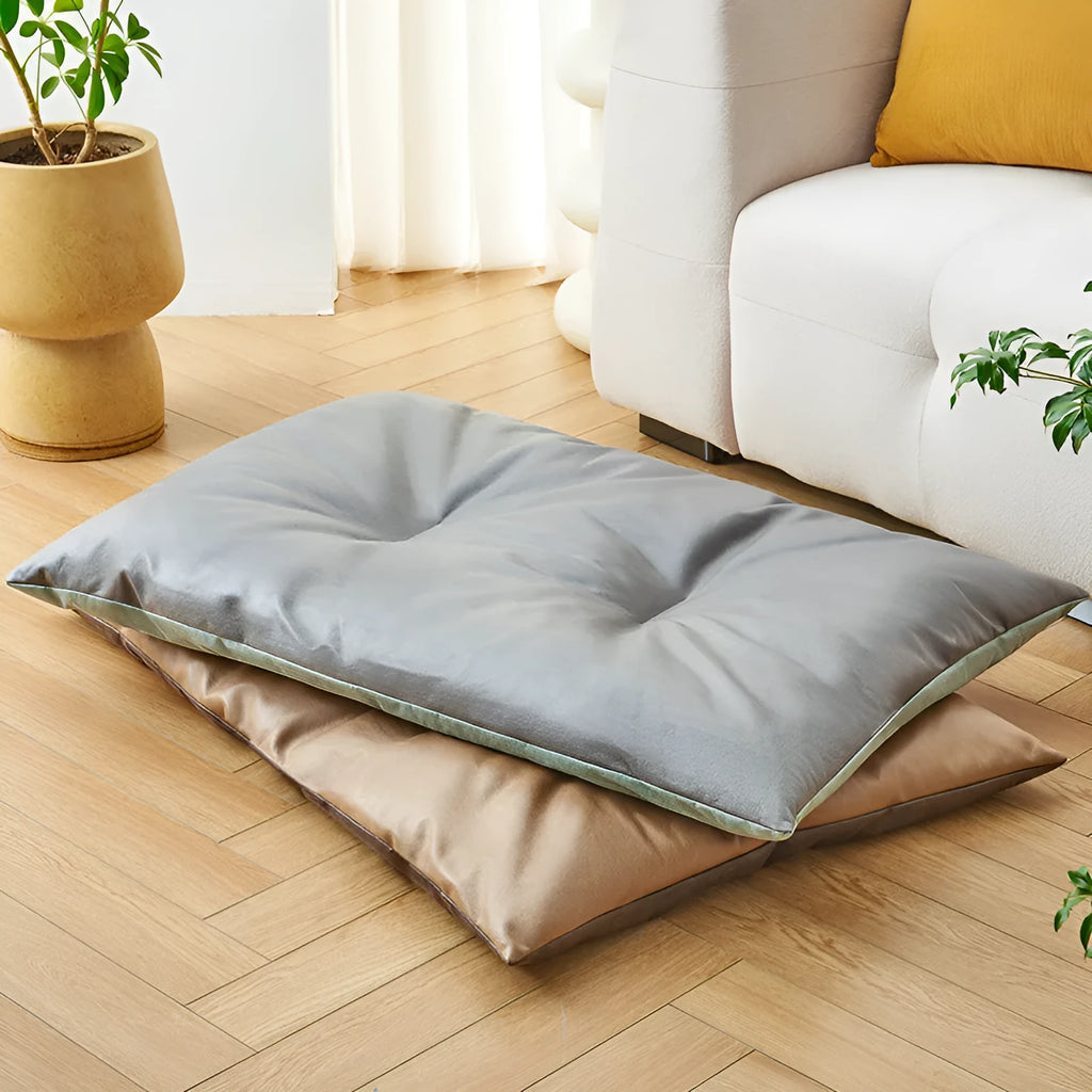 Cooling summer pet mat for dogs and cats in blue or coffee colour options