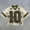 Men's V-neck short sleeve T-shirt, loose polyester quick-drying sports top with letter print, sizes S-2XL