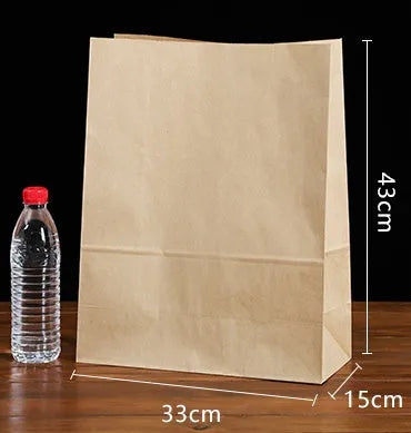 Yellow kraft paper aluminium foil thickened snack packaging bag with customisable capacity sizes