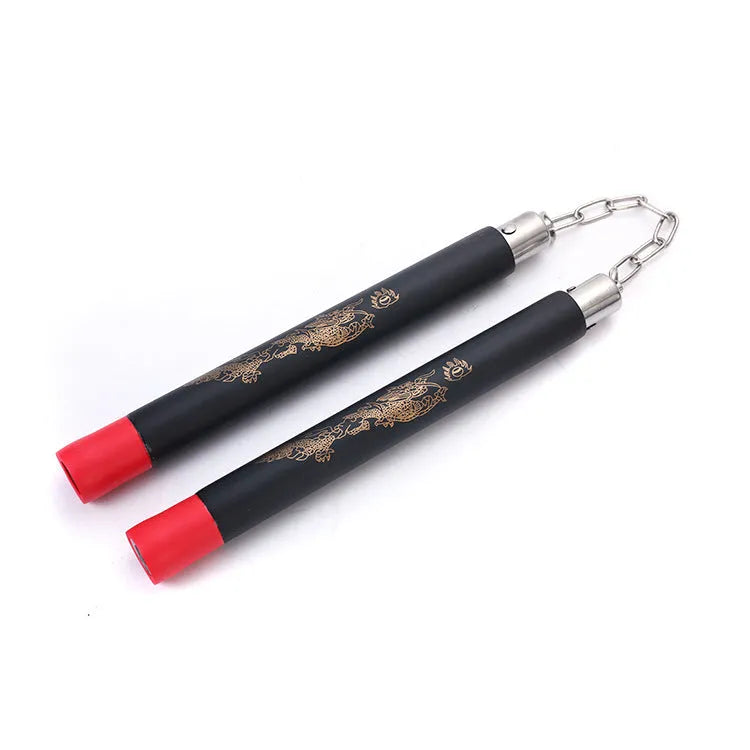 Set of soft EVA sponge nunchaku for children beginners practice in multiple colours