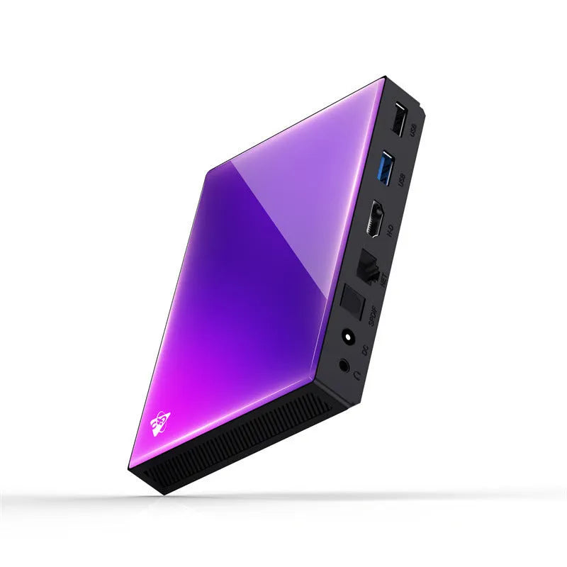Edge computing box set-top board with Android eight-core processor, 96mm size, HDMI interface, and remote control