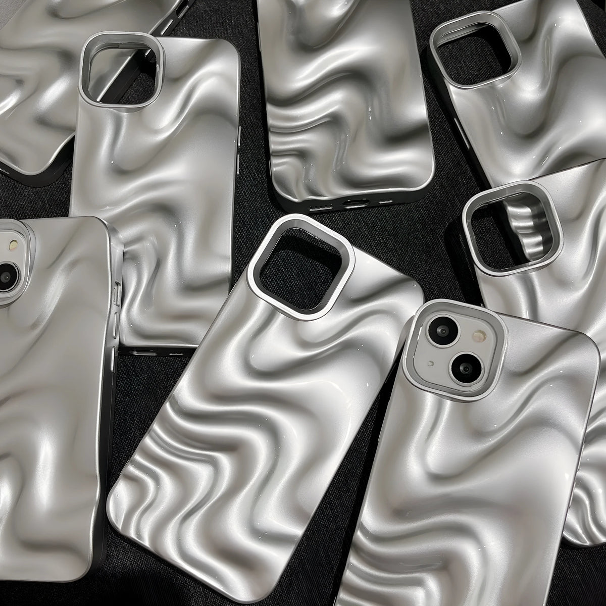 Matte TPU iPhone case in frosted antique white with anti-drop and anti-fingerprint back cover design