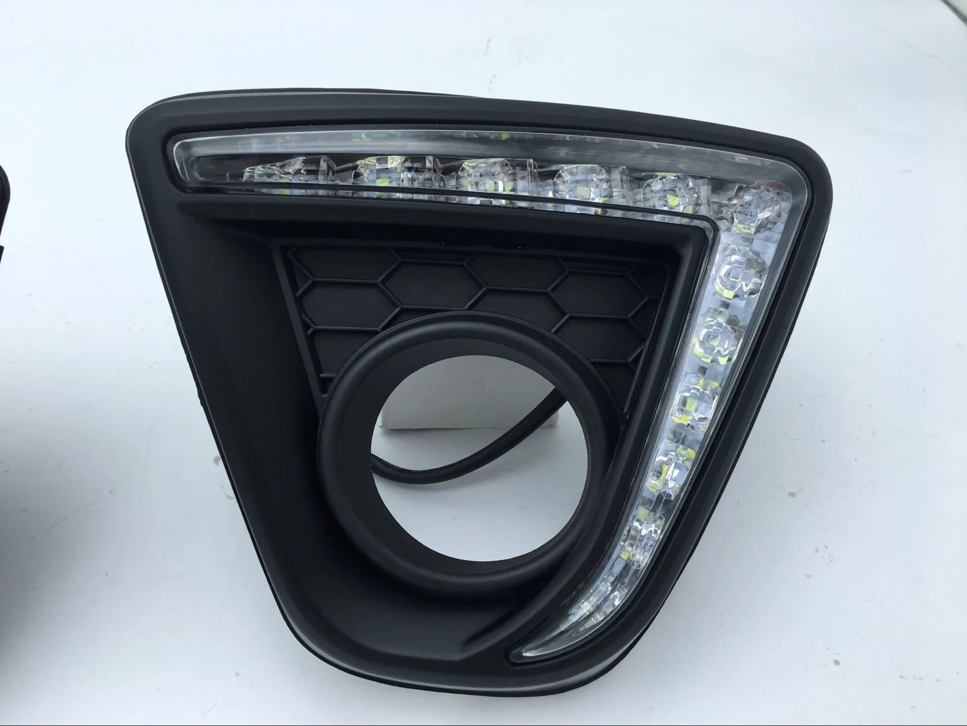 Pair of electroplated Mazda CX-5 daytime running light LED bulb units