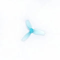 Four plastic multiaxis propellers: two positive and two reverse pitch, 31mm diameter, three-blade design, PC material, in gray light blue and pink colours