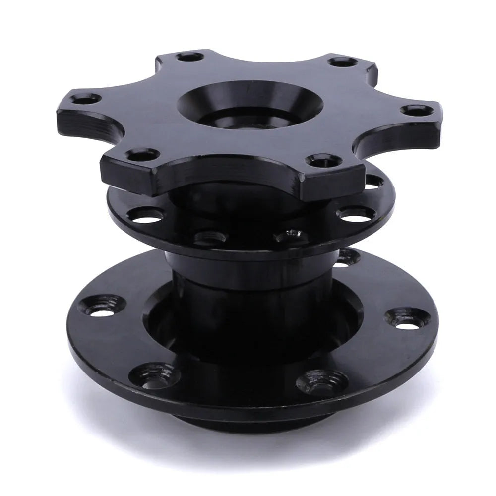 Car steering wheel quick release adapter in various colours for vehicle modification
