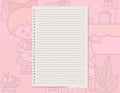 B5 and A5 loose leaf notebook refill paper with grid, Cornell, and lined ruling options
