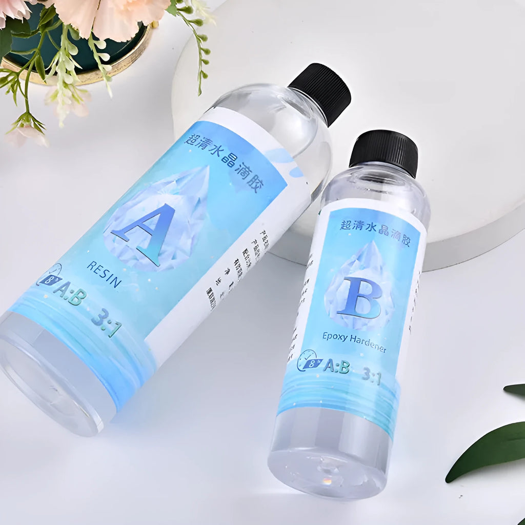 1kg bottle of Epoxy Resin 31 Crystal Glue for DIY crafting projects