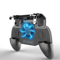 5 in 1 mobile gaming controller with fan and power bank, metal clamp for Apple and Android phones