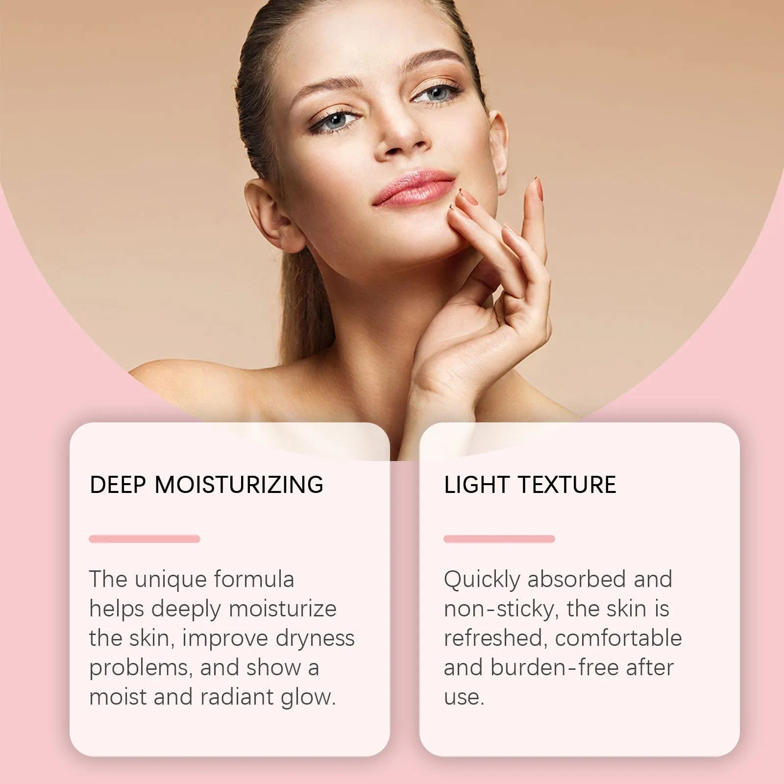 120ml bottle of Hyaluronic Acid and Cherry Blossom Extract Skin Moisturising Lotion
