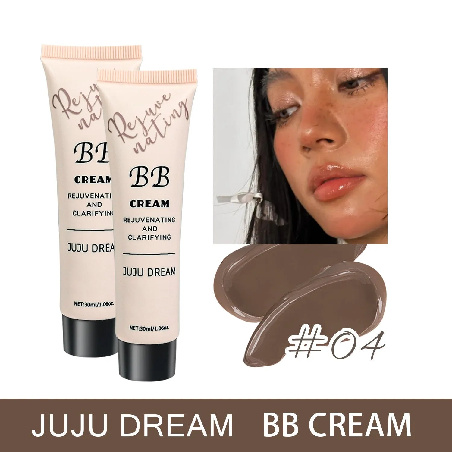 Brightening skin colour waterproof smear-proof BB cream 30ml makeup isolation primer