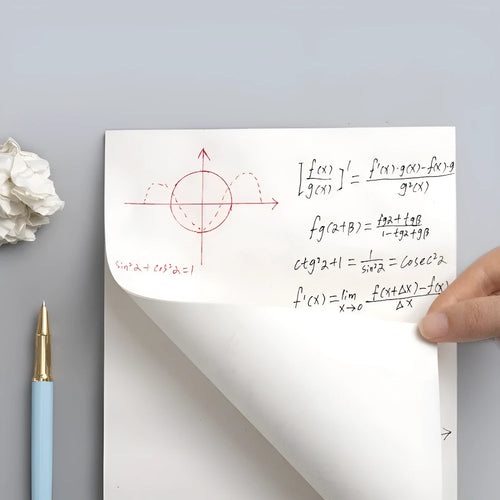 A4 eye protection notebook for calculus students in picture colour showing 250mm x 170mm dimensions